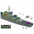 1/700 French Navy D602 FS Suffren Air Defence Frigate 2000 Final State Model Kit