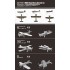 1/700 WWII RN Aircraft III: Fairey Barracuda, Albacore, F4U (6pcs each)