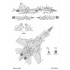 1/48 Ukrainian Su-27 and Su-27UB Stencils Decals for Academy/Eduard/GWH