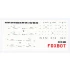 1/72 Soviet MiG-29 Missile R-27R/T (AA-10 Alamo) and APU-470 Stencils Decals