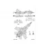 1/72 Su-27S/P & Su-27UB/UBM-1 Ukrainian AF Stencils Decals for Airfix/Hasegawa