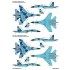 1/72 Ukrainian Su-27 and Su-27UB with Geometric Camouflage Decals