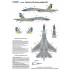 1/48 Ukrainian AF Sukhoi Su-27S Grey Camouflage Masks for Academy/Eduard/GWH