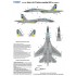 1/72 Ukrainian Afs Sukhoi Su-27S Grey Camouflage Masks for IBG Models