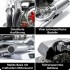 1/4 Porsche 911 Turbomotor 6-cylinder Working Turbo Engine Model