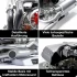 1/4 Porsche 911 Turbomotor 6-cylinder Working Turbo Engine Model