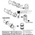 1/35 WWII US & Allied Vehicle Fuel & Steel Drum Set (6pcs)