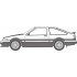 1/24 Toyoya Hachiroku AE86 Levin with Carbon Hood Decal 