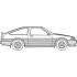 1/24 Toyoya Hachiroku AE86 Trueno with Carbon Hood Decal