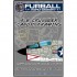 1/48 F-8 Crusader Canopy Frames Decals for Hasegawa kit (water-slide)