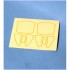 1/48 F-8 Crusader Canopy Frames Decals for Hasegawa kit (water-slide)