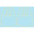 1/48 LTV A-7D/E Corsair Canopy Frames Seals for Hasegawa kits