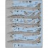 Decals for 1/48 Air Wing All Stars: Tomcats Part II F-14 A/B Lo-Viz Tomcat CAGs