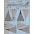Decals for 1/48 Air Wing All Stars: Tomcats Part II F-14 A/B Lo-Viz Tomcat CAGs