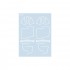 1/48 Grumman F9F-8 Cougar Canopy Seals Decals