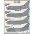 1/48 LTV A-7E Corsair II "Lo-Viz SLUFs" Decals for Hasegawa kits