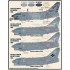 1/48 LTV A-7E Corsair II "Lo-Viz SLUFs" Decals for Hasegawa kits