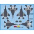 Decals for 1/48 USAF McDonnell Douglas F-15C/E Eagle "Heritage Eagles"