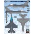 Decals for 1/48 F-16 Fighting Falcon Stencils Late