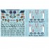 1/72 US Navy P-8 Poseidons Stencil & Data Decal for BPK Models