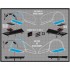 1/48 McDonnell Douglas F-4S Phantom II Canopy & Airframe Detail Set for Zoukei-mura kits