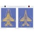 1/48 Polish F-16C Fighting Falcon NATO Tiger Meet Camouflage Mask n Decals for Kinetic