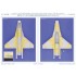 1/48 USAF F-16C Aggressors Polar Splinter Camo Mask for Tamiya #61106 Kit