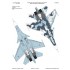1/48 Su-30MK Russian AF Blue 02 04 05 Camouflage Mask for Great Wall Hobby