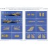 1/48 USAF Thunderbirds F-16C Falcon Fighter Colour Separation Mask for Kinetic