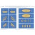 1/48 F-35C Lightning II Fighter Colour Separation Mask for Tamiya #61127 Kit