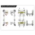 1/48 US Navy F/A-18 FPU-12/A Fuel Tank and Refuelling Pod Dolly Set (2pcs)
