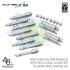 1/48 AGM-114K Hellfire Missiles w/ M299 4-Rail Launcher (2 Launchers, 8 Missiles)