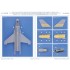 1/48 USAF F-16C 416FLTS Maiden Flight 50th Anniversary for Kinetic #K48102 Kit