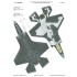1/72 F-35A Lightning II Mask and Decals for Tamiya #60792 Kit