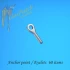 1/48 Metal Turnbuckles Anchor Points/Eyelets (60pcs)