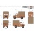 1/35 British GS truck 30cwt 4x2 Bedford OXD with (metal cargo body)
