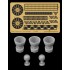 1/5000 Star Destroyer Engine Bells & Shield Generator for Bandai kits