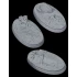 Wargaming - Resin Zombie Graveyard Bases 60mm (3pcs)