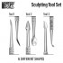 3x Double-headed Sculpting Tool