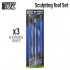 3x Double-headed Sculpting Tool