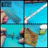 Photo-etched Plates Barbed Wire, Linear Length: 5m (2.5m per plate, 2pcs)