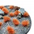 Self-Adhesive Martian Fluor Tufts - Neo-Titan Orange for Diorama Scenery