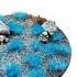 Self-Adhesive Martian Fluor Tufts - Neon Stitch Blue for Diorama Scenery