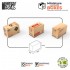 1/48-1/35 Laser-Cut Printed Cardboard Miniature Boxes - Small