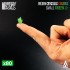 Green Resin Crystals - Small for Dioramas and Scenery (80pcs)