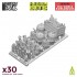 1/48 Resin Old World Explosives for Wargaming Miniatures and Dioramas