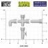 1/48 - 1/35 Modern / Sci-fi - Modular Pipes for Miniatures and Wargames (28pcs)