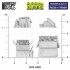 1/48 Modern / Sci-fi - Piles of Trash for Dioramas, Scale Models, Board Games (10pcs)
