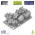 1/48 Modern / Sci-fi - Piles of Trash for Dioramas, Scale Models, Board Games (10pcs)