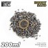 Extra Thick Hobby Sand #Dark Grey (200ml) Size of Grain: Approx. 2-5mm